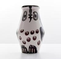 Large Pablo Picasso HIBOU MARRON NOIR Vase (A.R. 123) - Sold for $17,500 on 03-03-2018 (Lot 8).jpg